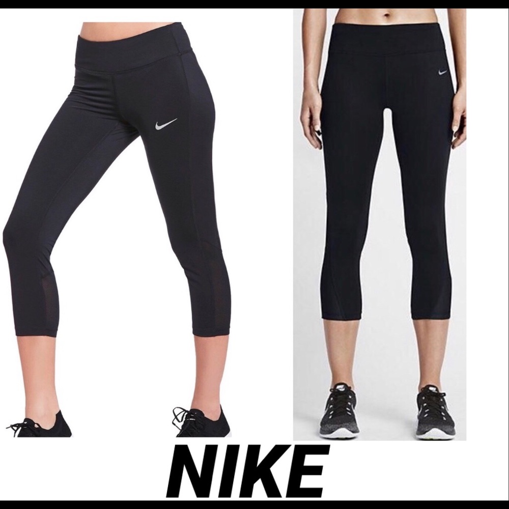 NIKE •REFLECTIVE RUNNING CAPRI - Picture 2 of 5